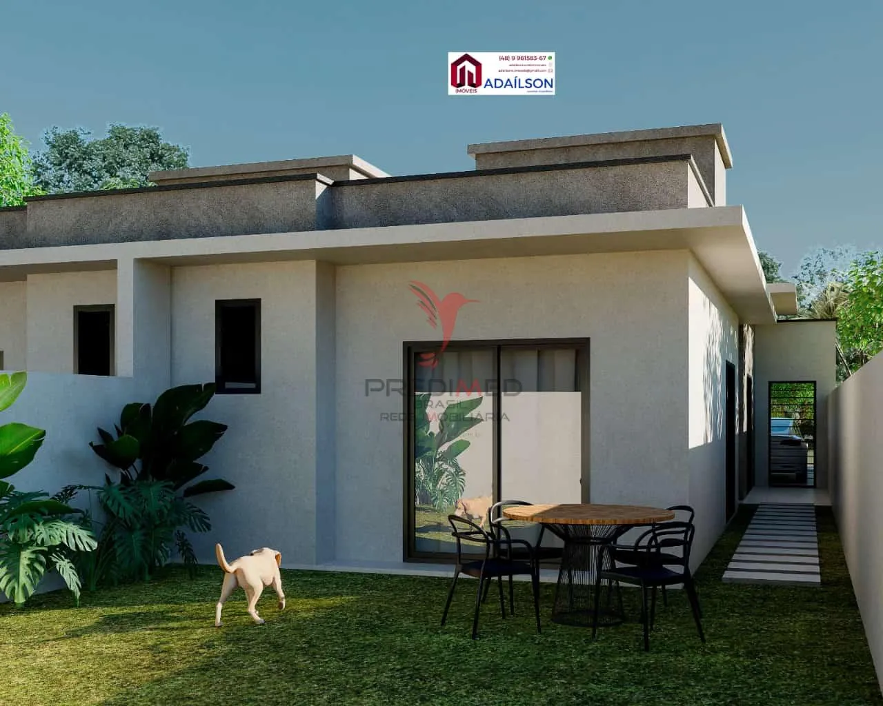 Imagem Lançamento,Casa Térrea no Rio Vermelho ,3 Quartos, 1 Suíte, 2 Vagas , Churrasqueira