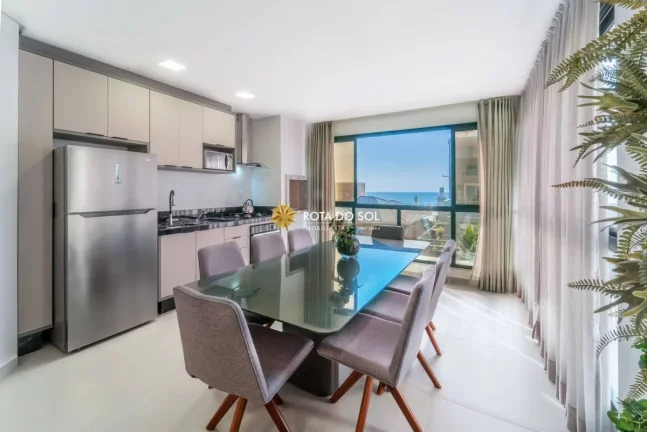 Imagem Villa Capri Apartamento 3 quartos mobiliado vista mar à venda Praia Mariscal Bombinhas SC