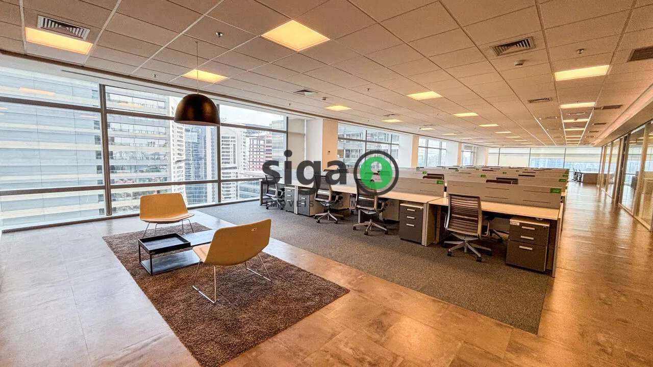 Imagem Laje Corporativa Mobiliada AAA | 1.473 m² | Alto Padrão