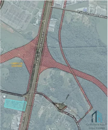 Imagem Área de 24.800m2 na Rodovia BR 116 (Regis Bitencourt) em Curitiba/PR