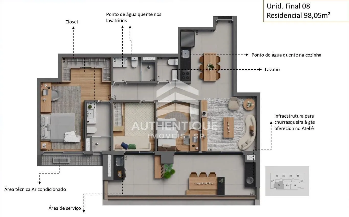 Imagem BOTANI POMPEIA - Apartamento à venda no bairro Vila Pompéia - São Paulo/SP, Zona Oeste