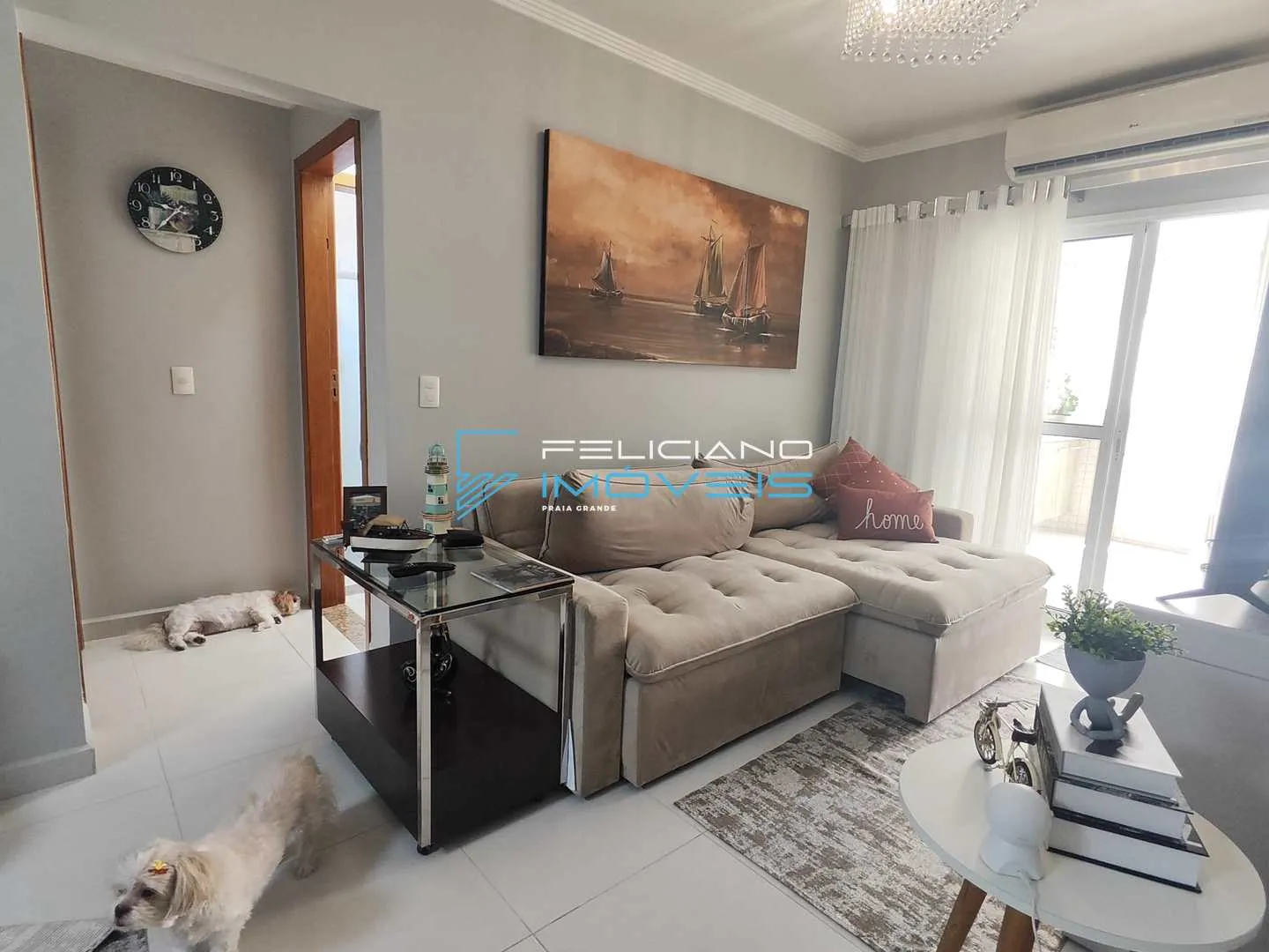 Imagem Apartamento com 2 quartos, Aviação, Praia Grande - R$ 639 mil, Cod: 2612