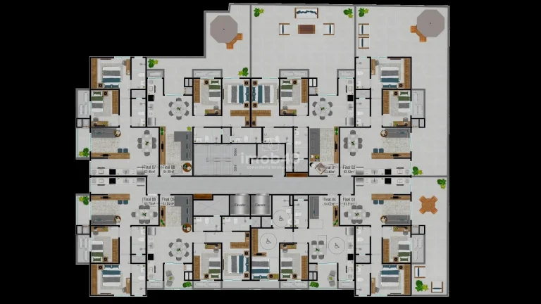 Imagem Apartamento 2 Dormitórios em Areias, São José - 62m²