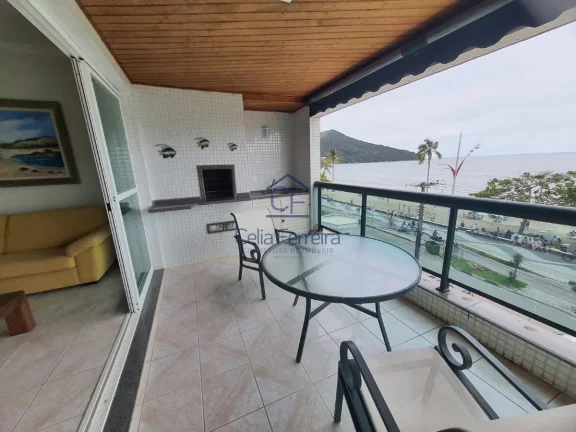 Imagem Excelente apartamento 3 dormitórios com linda vista frente mar da Martim de Sá - Caraguatatuba/SP