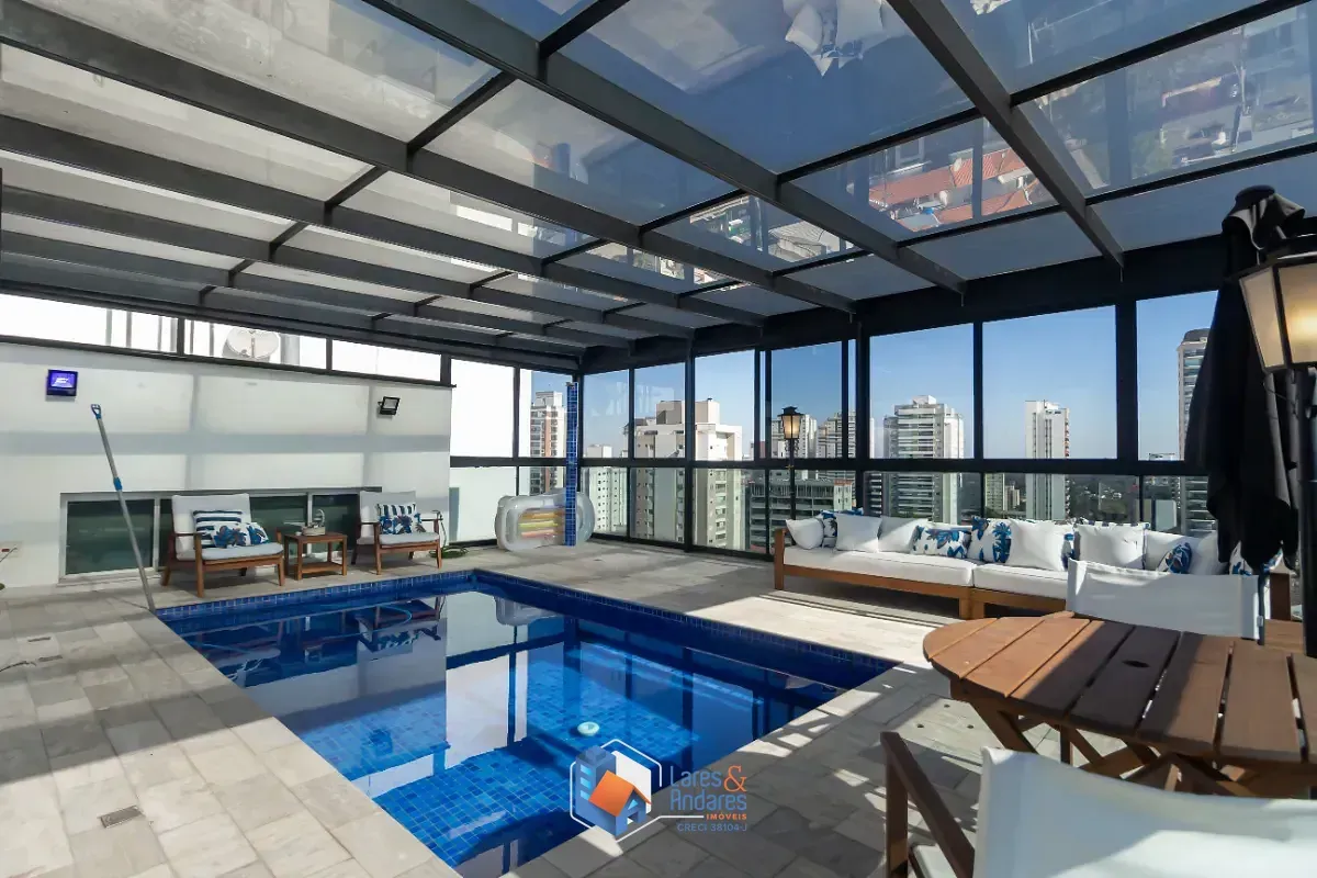 Foto do imóvel Cobertura para venda em Campo Belo com 4 quartos, sendo 3 suítes, 594m² em Rua Pascal