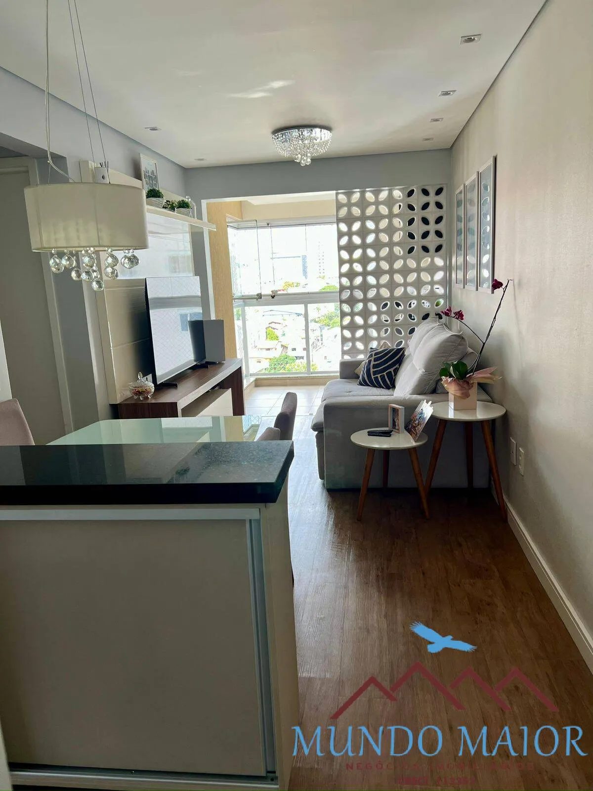 Imagem Apto Mobiliado no Parque das Nações: 57m², 1 Suíte, Varanda Envidraçada !!!