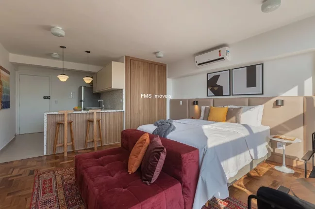 Imagem Apartamento à venda no Centro de SP: 1 quarto, 1 sala, 1 banheiro, 37m² de área. Venha conferir!