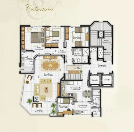 Imagem Apartamento com 3 Quartos à Venda, 144 m² em Comerciário - Criciúma