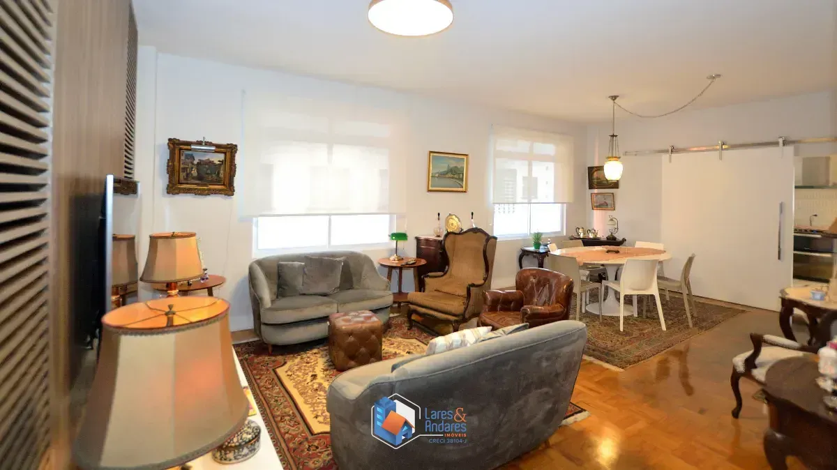 Imagem Apartamento para venda em Higienópolis com 3 quartos, sendo 3 suítes, 180m²