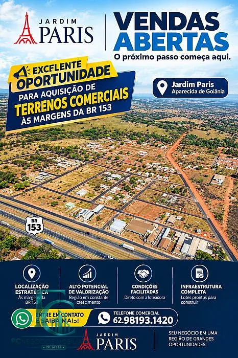 Foto do imóvel Terrenos Amplos na BR-153, Grandes Planos e Novos Negócios. em Avenida D'jon