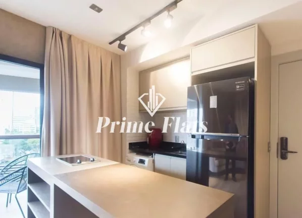 Imagem Flat disponível para locação no Cyrela by Pininfarina no Itaim Bibi, com 49m², 1 dormitório e 1 vaga