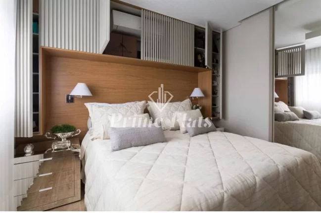 Imagem Flat disponível para venda no Condomínio Cosmopolitan High Garden, com 58m², 1 dormitório e 1 vaga
