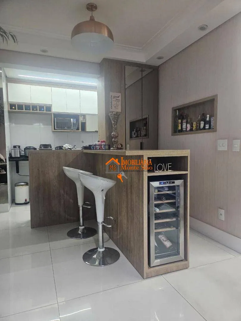 Imagem Apartamento com 2 dormitórios para alugar, 86 m² por R$ 6.565,00/mês - Picanço - Guarulhos/SP