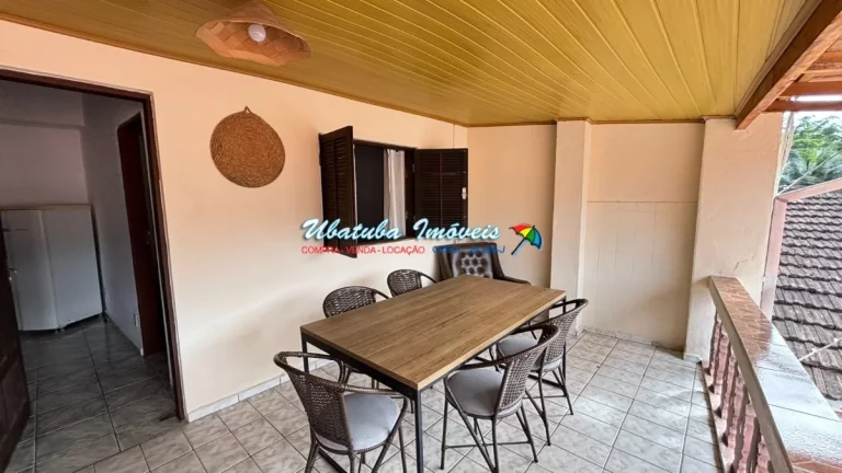 Imagem Casa a 200 metros da Praia do Perequê-açu com edícula