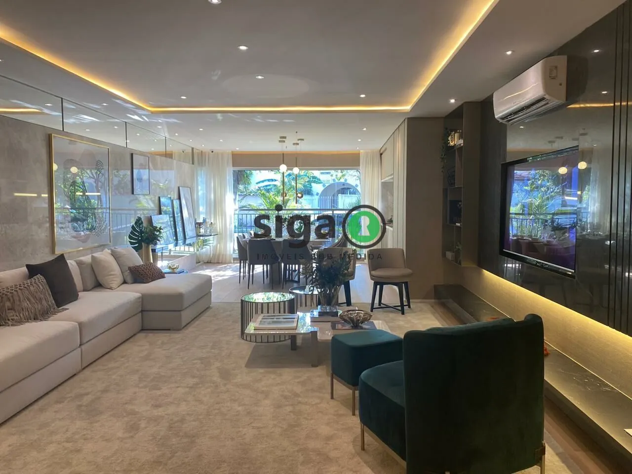Imagem Apartamento de 157m² com 3 suítes no coração do Brooklin l Atmosfera 360