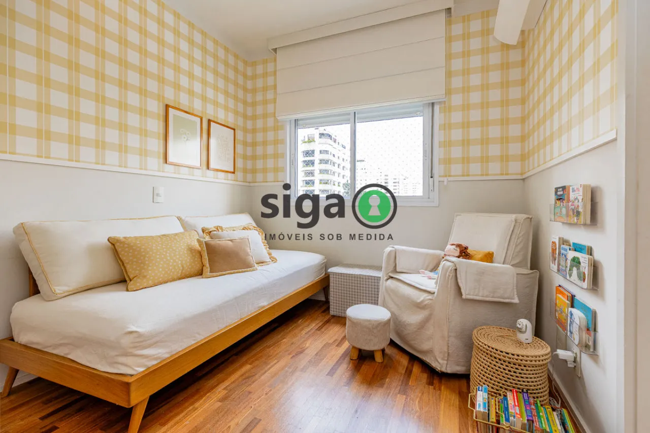 Imagem Apartamento alto padrão no Campo Belo, 161m², 3 suítes, condomínio clube