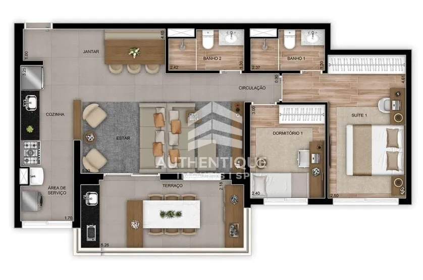 Imagem THE ADRESS SANTO ANDRE - Apartamento à venda no bairro Vila Boa Vista - Santo André/SP