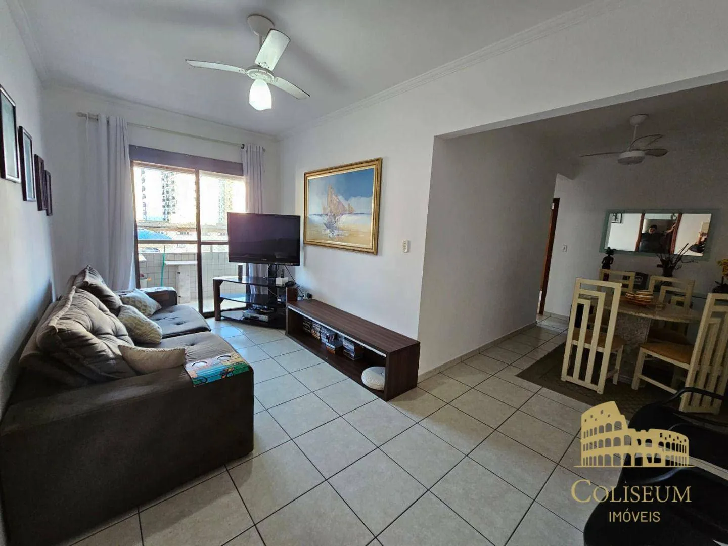 Imagem Apartamento para alugar, 80 m² por R$ 3.700,00/mês - Vila Guilhermina - Praia Grande/SP