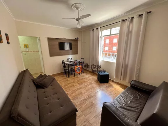 Imagem Apartamento com 1 dormitório à venda, 51 m² por R$ 345.000,00 - Canto do Forte - Praia Grande/SP