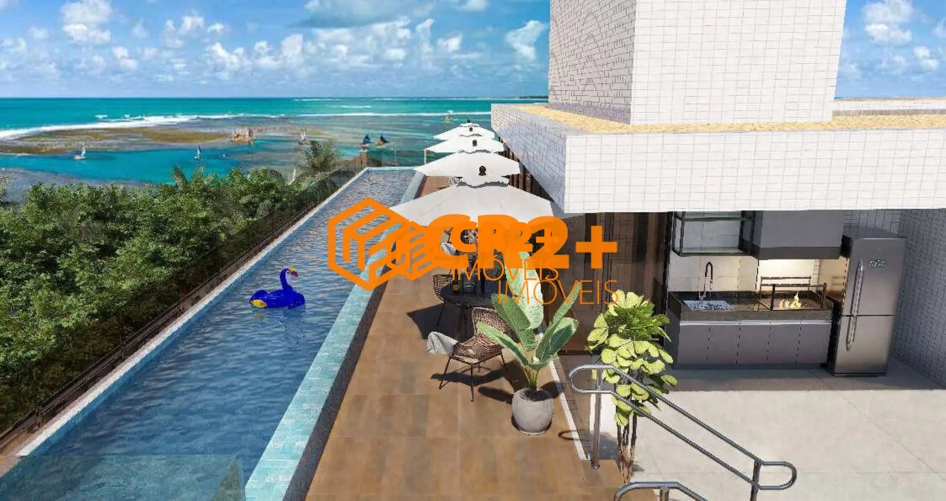 Imagem Studio a Venda de 39m² com 1 quarto em bairro Porto de Galinhas em Ipojuca