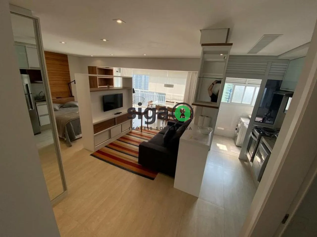 Imagem Apartamento tipo Flat no coração de São Paulo, Edificio Horizonte Home &amp; Offices 54m2