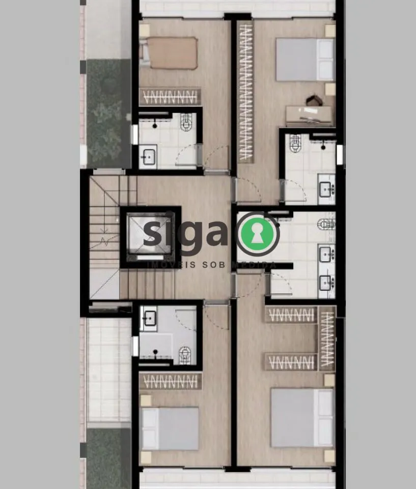 Imagem Casa em Condomínio para venda no Campo Belo 04 suítes, São Paulo - SP