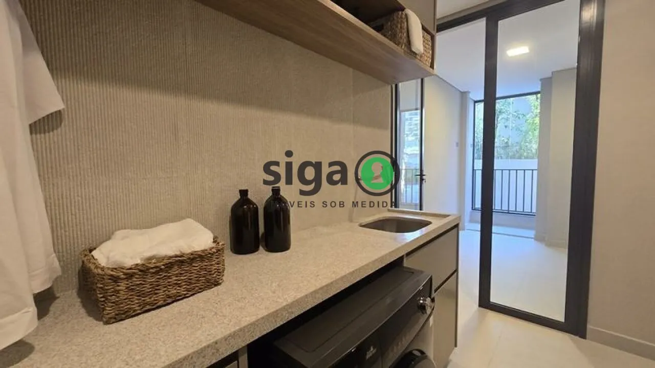 Imagem Apartamento 130 m² no Brooklin, 3 suítes, varanda gourmet, quadra de tênis e lazer completo