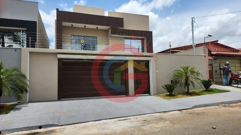 Imagem Sobrado Novo 4 suítes. 5 Vagas. C/ Piscina. Parque Anhanguera.