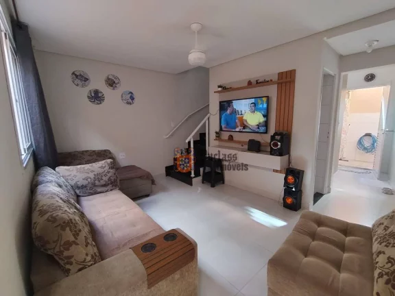 Imagem Sobrado com 2 dormitórios à venda, 59 m² por R$ 399.000 - Aviação - Praia Grande/SP