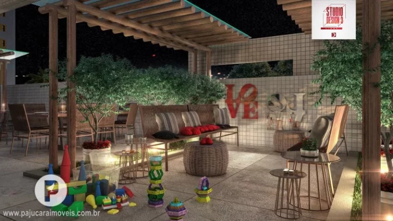 Imagem 02 quartos [60m²] ÷ em 100 meses, 250m da Praia de Pajuçara