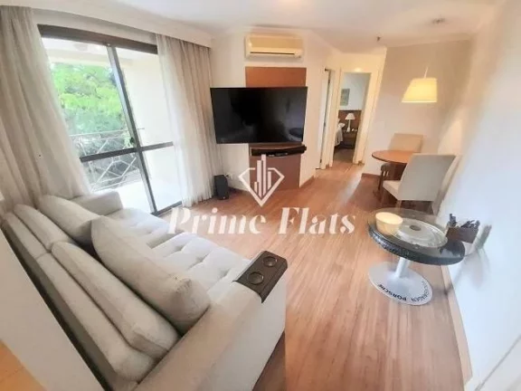 Imagem Flat disponível para locação no Quality Suítes Long Stay Vila Olímpia, com 48m², 2 dormitórios e 1 vaga