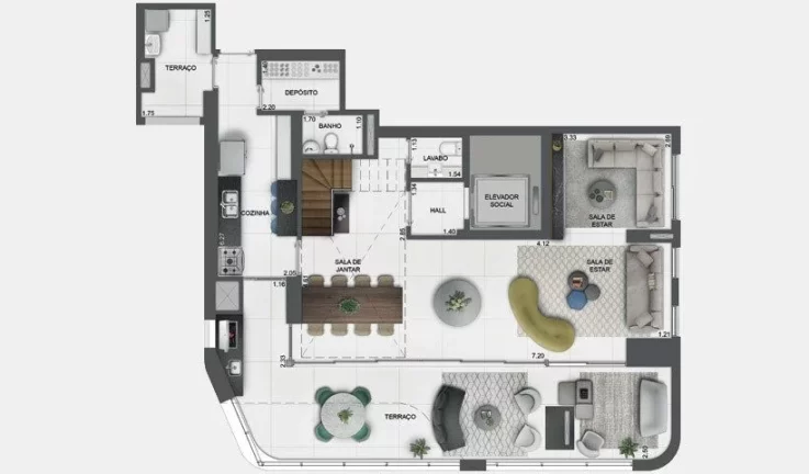 Imagem APARTAMENTO RESIDENCIAL em São Paulo - SP, Chácara Santo Antônio (Zona Sul)