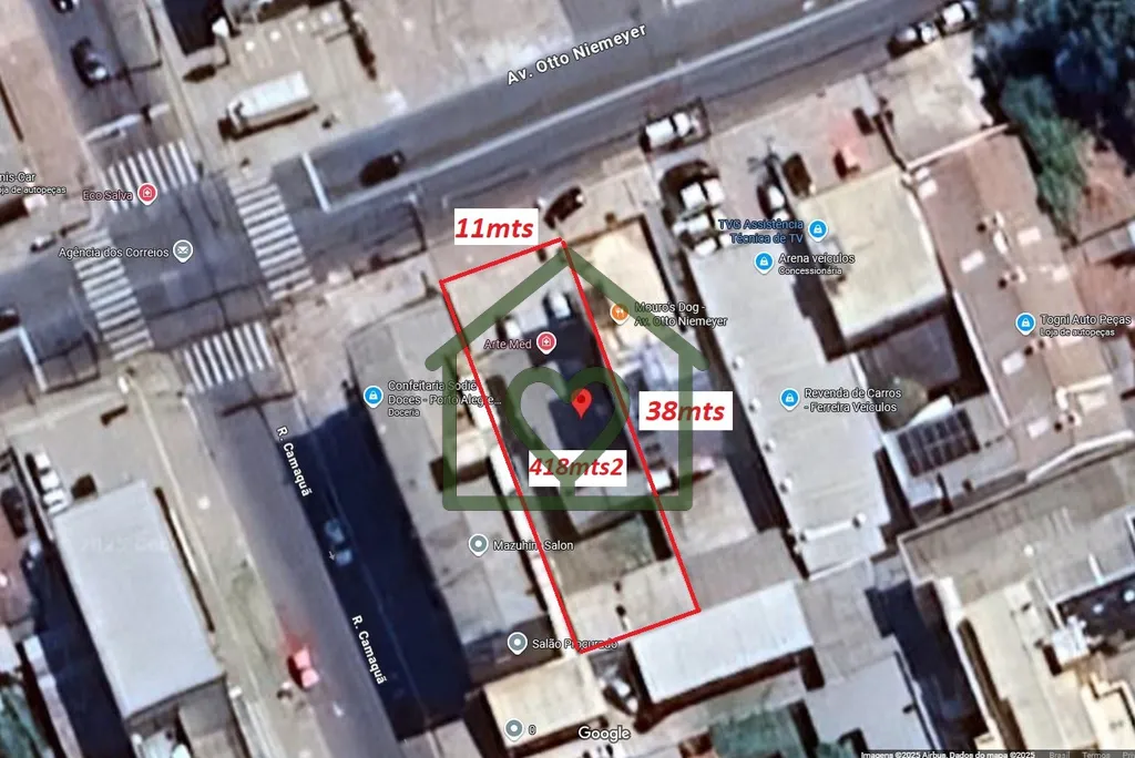 Imagem Casa / Terreno Comercial em plena Avenida Otto Niemeyer nr 2071, quase esquina com Av. Camaquã. 
 
...