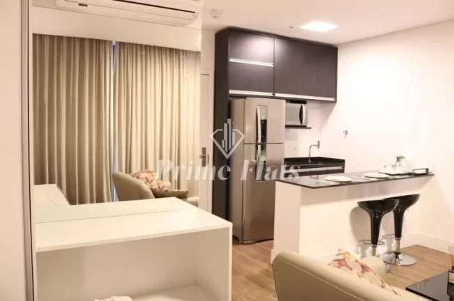 Imagem Flat disponível para locação no FL Residence, com 42m², 1 dormitório e 1 vaga de garagem