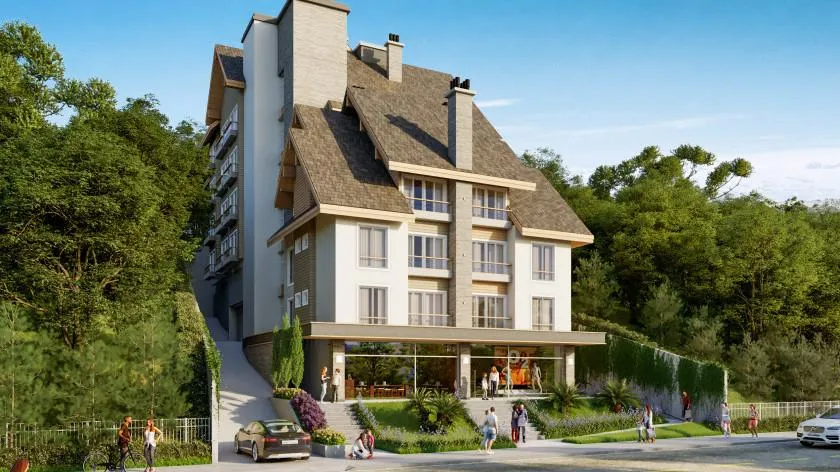 Foto do imóvel Apartamento à venda em Gramado, Floresta, com 2 quartos, 76.87m2