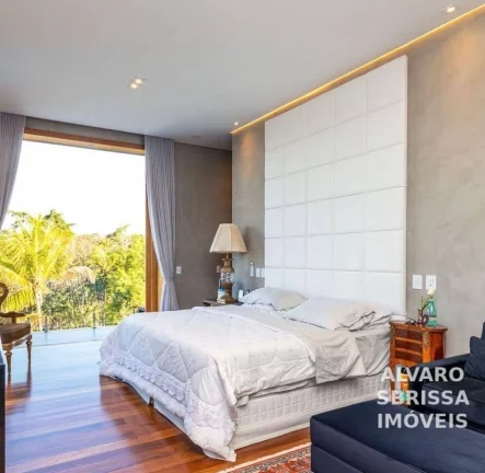 Imagem JÁ FOI VENDIDO - Casa luxuosa com 5 suítes, mobiliada e climatizada, de fundo para o lago do Condomínio Fazenda Vila Real de Itu SP