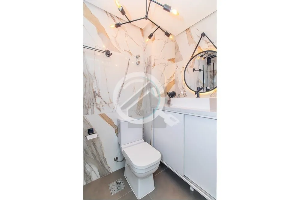 Imagem Apartamento de frente, com 109,78 m² - 3 dormitórios transformado em 2, sendo 1 suíte com closet....
