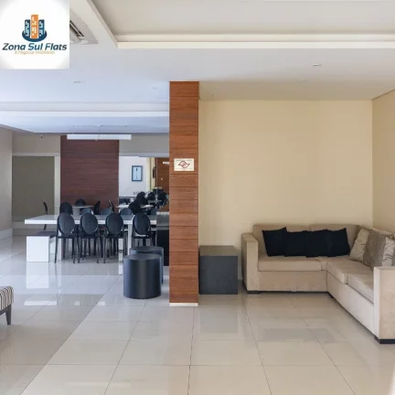 Imagem Apartamento Mobiliado à Venda No Brooklin Com 2 Dormitórios Sendo1 Suíte e 1 Vaga