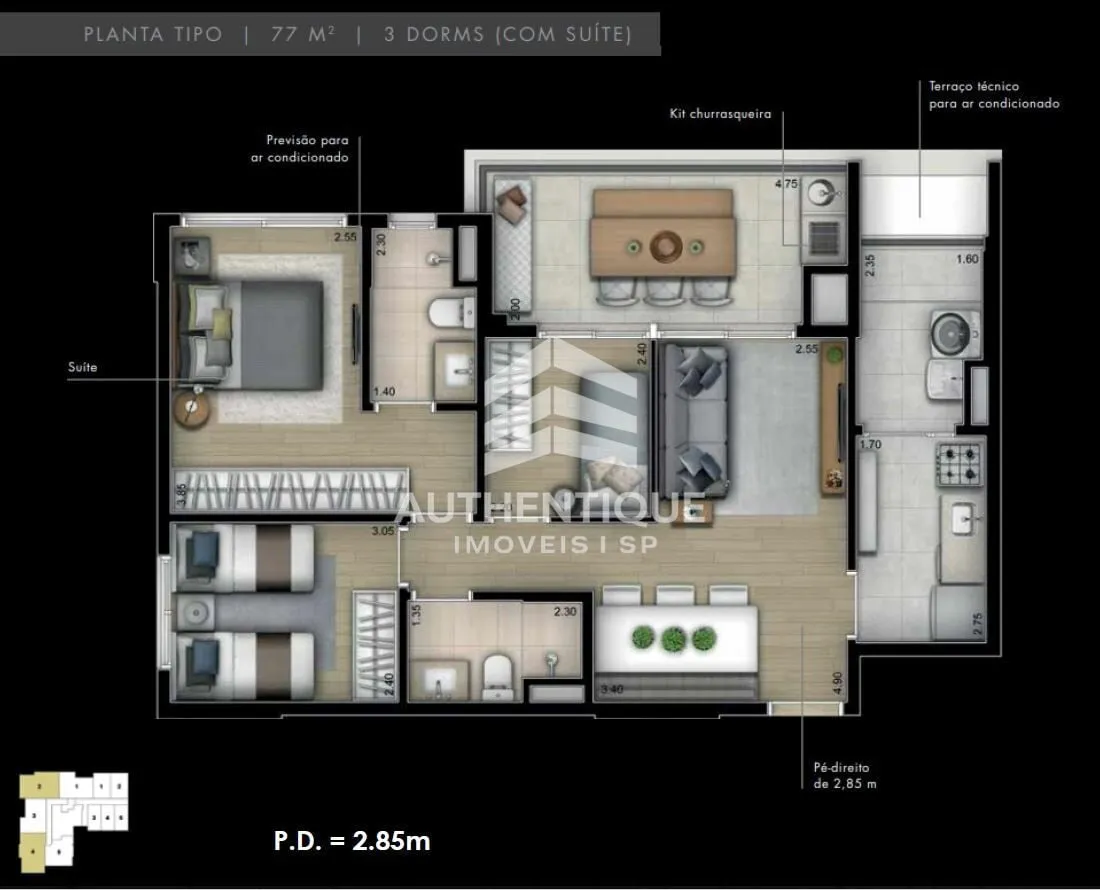Imagem IBIRAPUERA BY YOO - THERA APARTMENTS - Apartamento à venda em São Paulo/SP