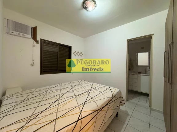 Imagem Apartamento de 2 quartos na Prainha, Caraguatatuba-SP 1 suíte, 2 salas, 2 banheiros, 1 vaga de garagem e vista para o mar