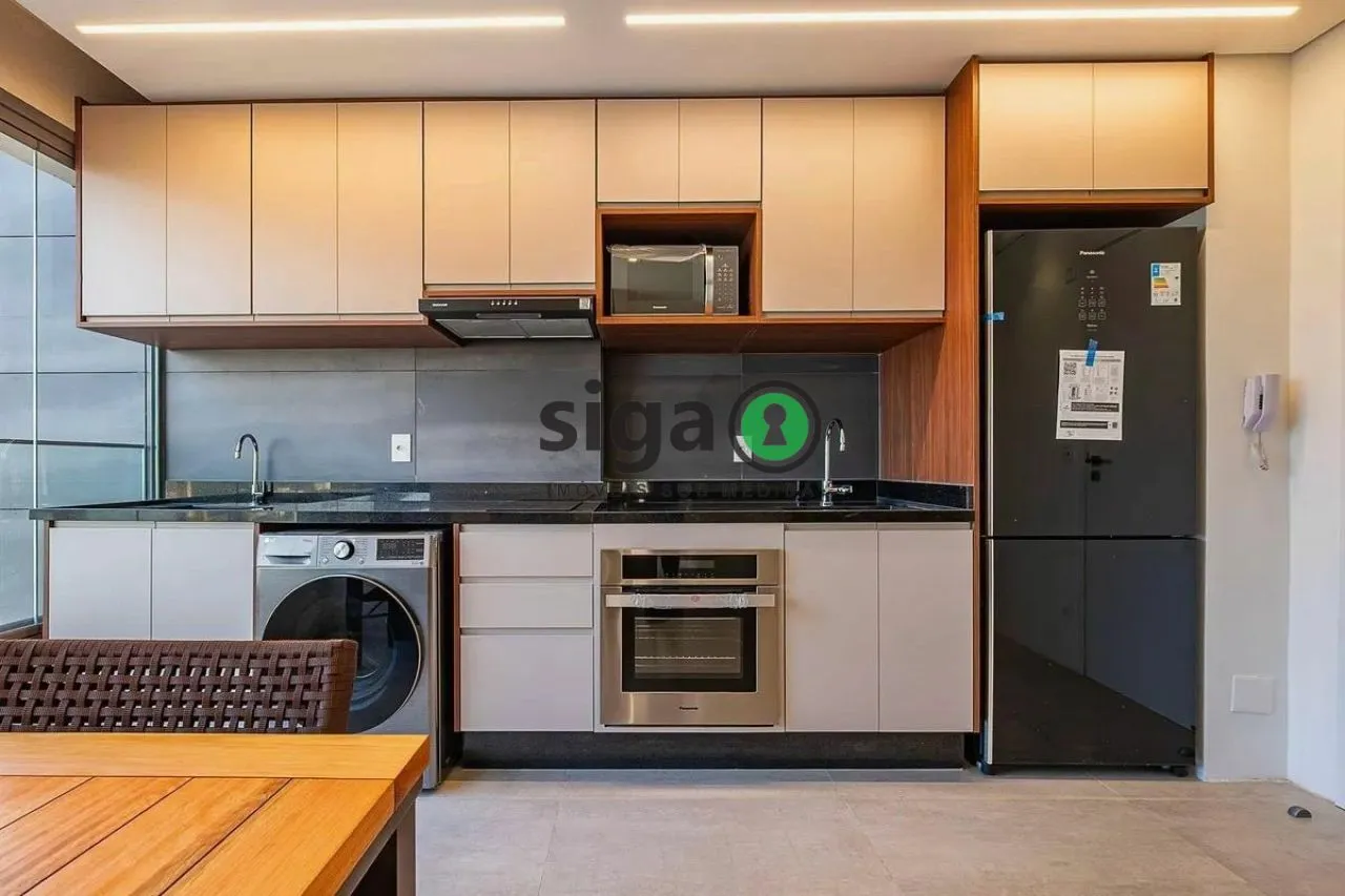 Imagem Apartamento mobiliado para locação em Pinheiros 01 dormitório, São Paulo - SP