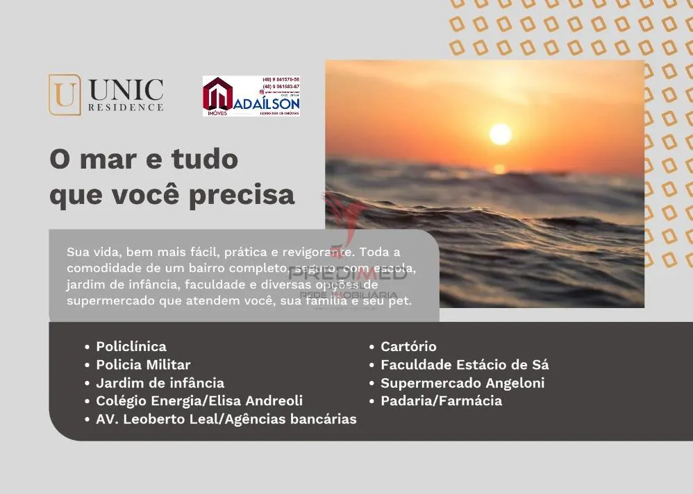 Imagem Unic Residence Apartamentos 2 suítes à venda SAO JOSE SC BRASIL