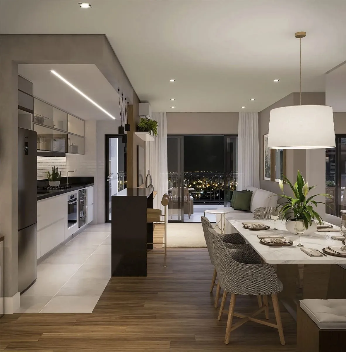 Imagem Apartamento à venda 2 Quartos, 1 Suite, 1 Vaga, 76.11M², Jardim das Nações, Taubaté - SP | Edifício Guaecá