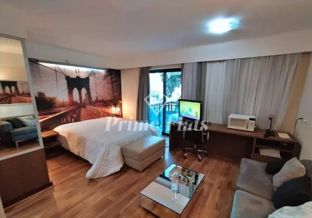 Imagem Flat disponível para venda no Meliá Ibirapuera, com 35m², 1 dormitório e 1 vaga