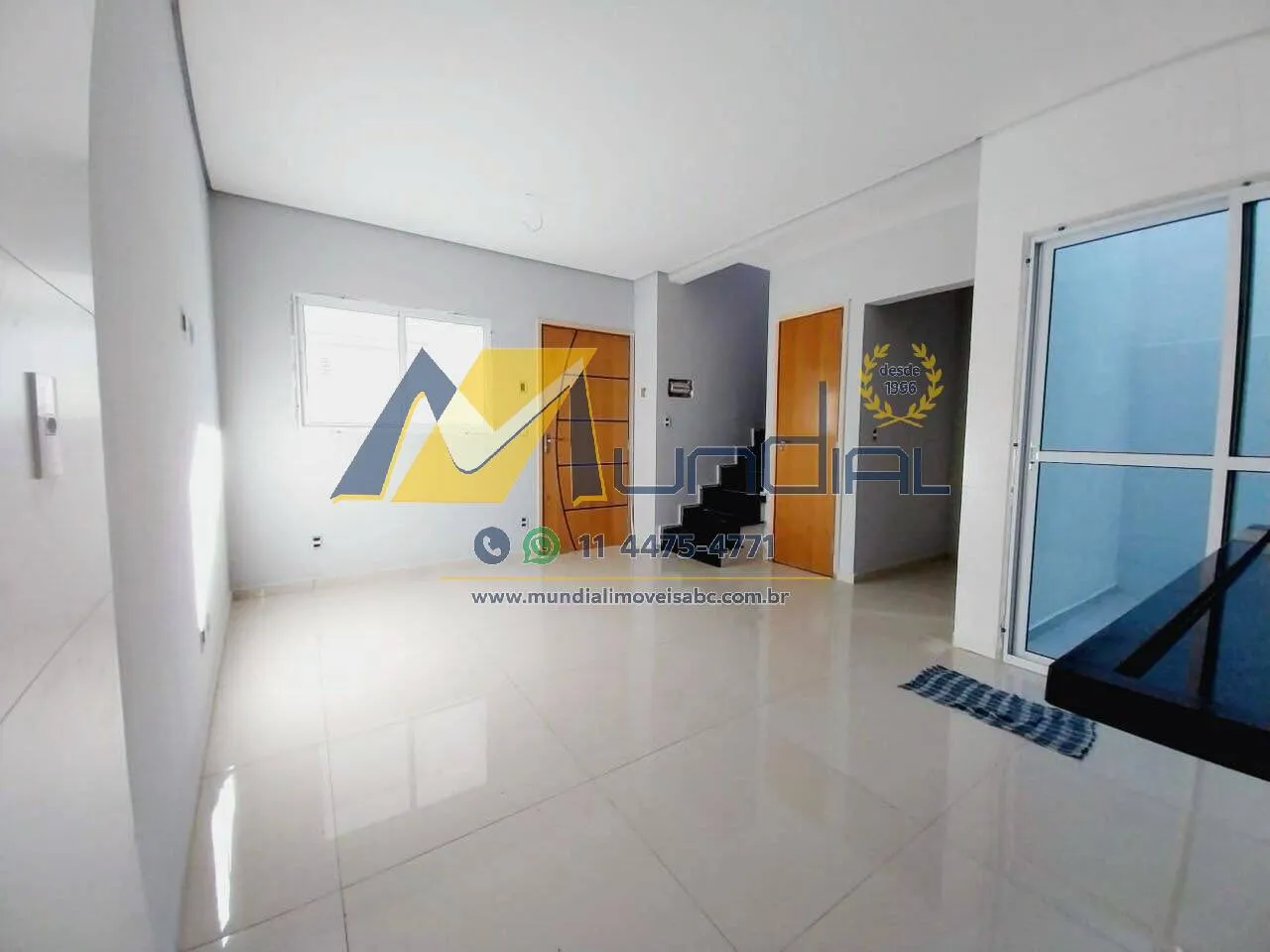 Imagem Sobrado Novo à Venda na Vila Marina - 88m² com Cobertura e 2 Vagas
