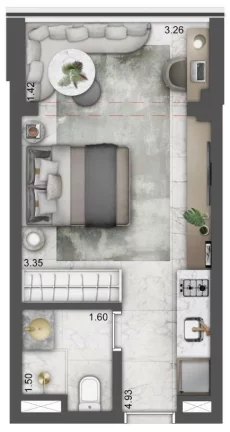 Imagem LUMIERE STÚDIOS - CYRELA - Studio 28m² (Revenda), ótima localização, próximo da Estação Chácara Klabin!