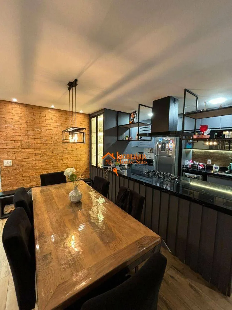 Imagem Apartamento à venda com 106m², com 3 quartos, 1 suíte, 2 vagas, varanda gourmet e fino acabamento, Jardim Flor da Montanha, Guarulhos, S