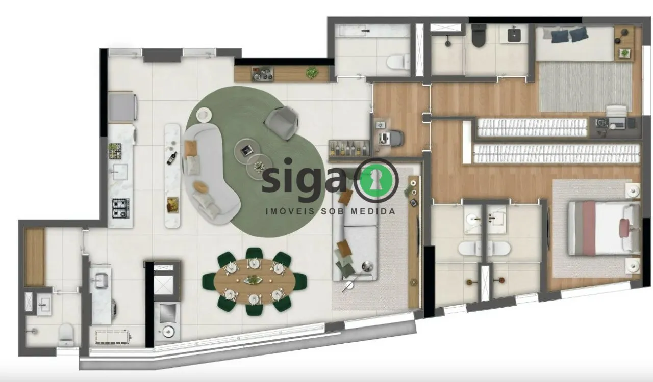 Imagem Apartamento para venda em Moema 03 Suítes, São Paulo - SP