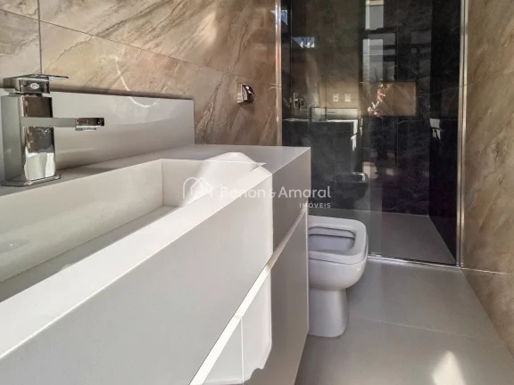 Imagem Casa com 4 suítes à venda no Condomínio Residencial Santorini - Paulínia

Casa contemporânea co...