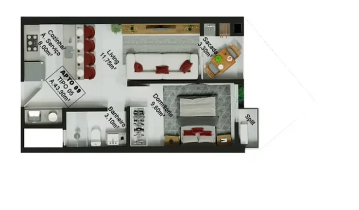 Imagem Paradise Home Flats - Apartamento à venda no bairro Centro - Itapema/SC